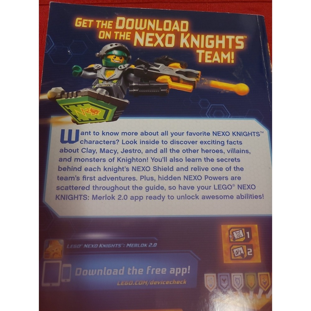 NEXO Knights Handbook (LEGO NEXO Knights) Tracy West Scholastic - Picture 3 of 4